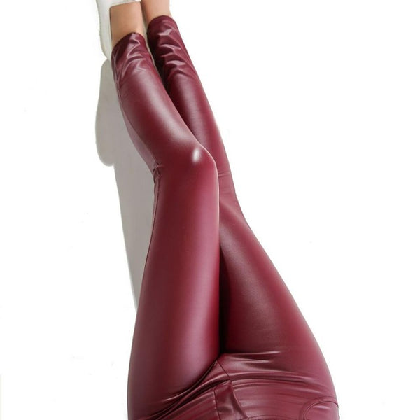 4 color hip pants female high elastic thickening
